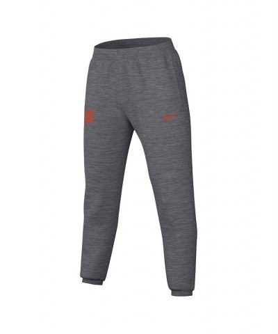 Men's Heather Gray Clemson Tigers Team Logo Spotlight Performance Pants $40.79 Pants