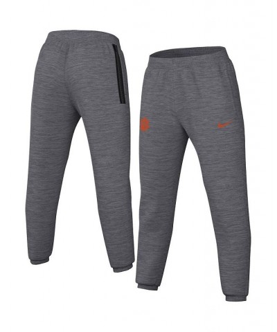 Men's Heather Gray Clemson Tigers Team Logo Spotlight Performance Pants $40.79 Pants