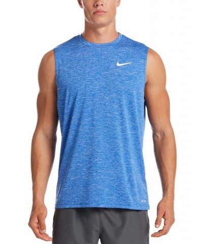 Men's Big & Tall Men's Dri-FIT UPF 40+ Heathered Sleeveless Rash Guard PD03 $29.40 Swimsuits