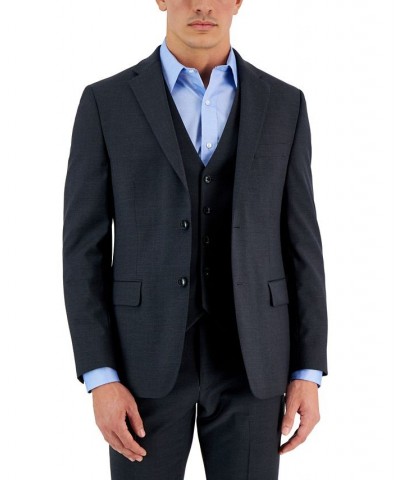 Men's Modern-Fit TH Flex Stretch Solid Suit Jacket Charcoal $66.00 Suits