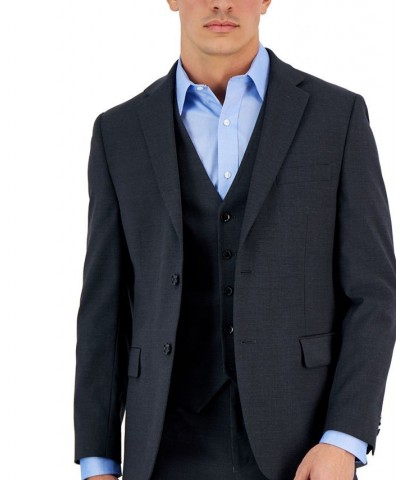 Men's Modern-Fit TH Flex Stretch Solid Suit Jacket Charcoal $66.00 Suits