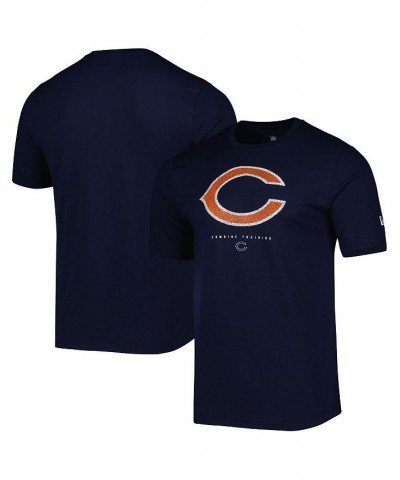 Men's Navy Chicago Bears Combine Authentic Ball Logo T-shirt $12.71 T-Shirts