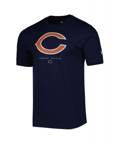 Men's Navy Chicago Bears Combine Authentic Ball Logo T-shirt $12.71 T-Shirts