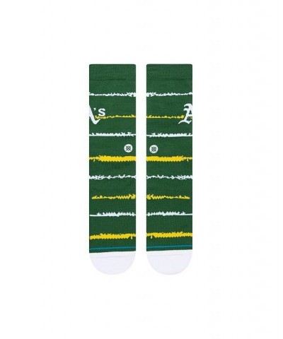 Men's Oakland Athletics Chalk Crew Socks $15.65 Socks