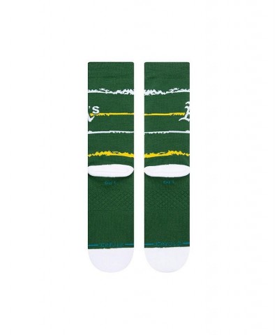 Men's Oakland Athletics Chalk Crew Socks $15.65 Socks