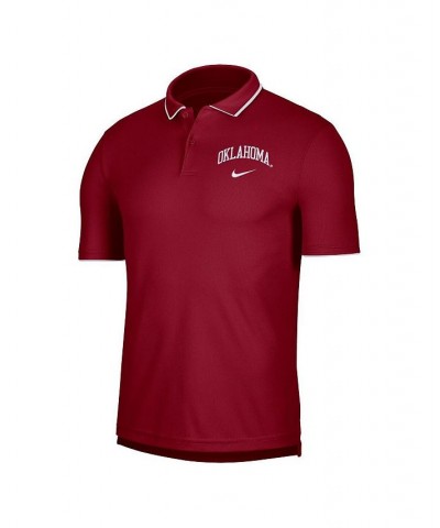 Men's Crimson Oklahoma Sooners UV Collegiate Team Performance Polo Shirt $30.38 Polo Shirts