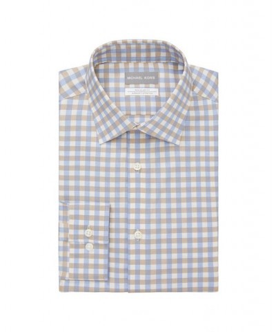 Men's Regular-Fit Performance Stretch Check Dress Shirt Multi $25.19 Dress Shirts