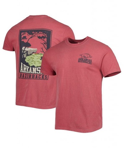 Men's Crimson Arkansas Razorbacks Hyperlocal Tree T-shirt $16.80 T-Shirts