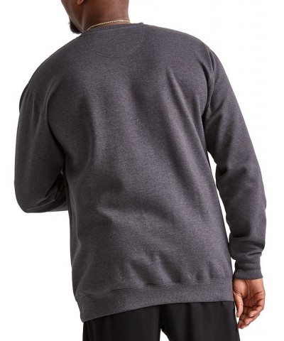 Men's Big & Tall Powerblend Logo Graphic Fleece Sweatshirt Granite Heather $19.48 Sweatshirt