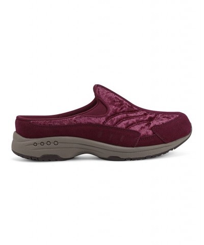 Women's Traveltime Round Toe Casual Slip-on Mules PD04 $41.87 Shoes