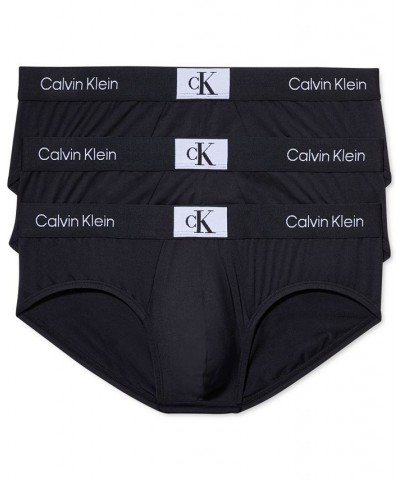 Men's 1996 Micro 3-Pk. Hip Briefs Black $19.85 Underwear