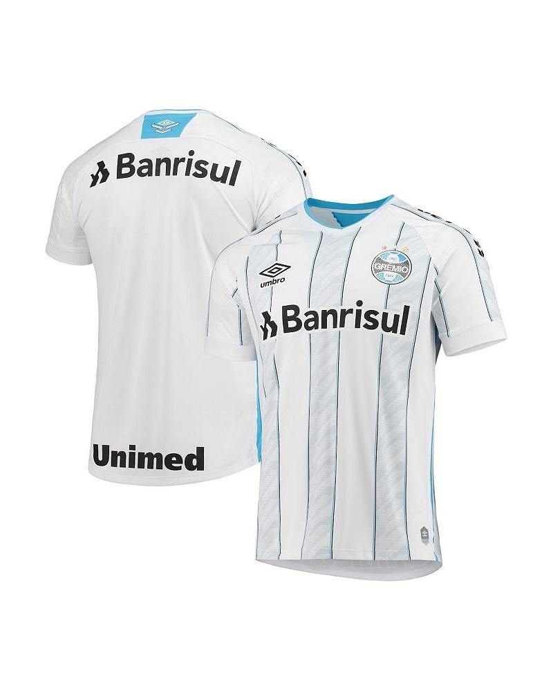 Men's White Gremio 2020/21 Away Replica Jersey $54.99 Jersey