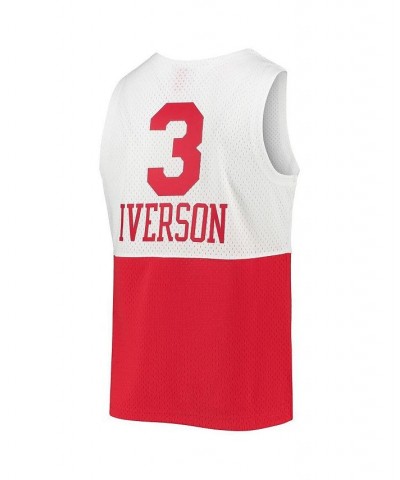 Men's Allen Iverson White Philadelphia 76ers 2003-04 Hardwood Classics Swingman Jersey $50.75 Jersey