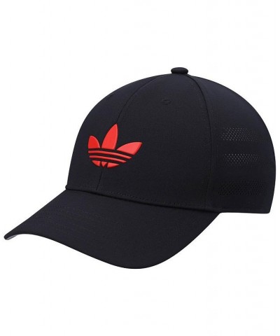 Men's Black Beacon Trefoil III Snapback Hat $12.71 Hats