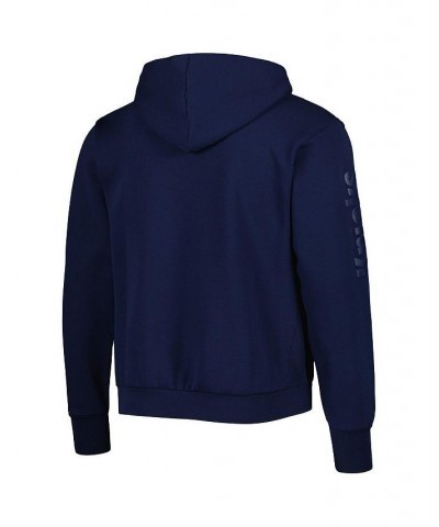 Men's Brand Navy New York Knicks Courtside Statement Edition Pullover Hoodie $32.85 Sweatshirt