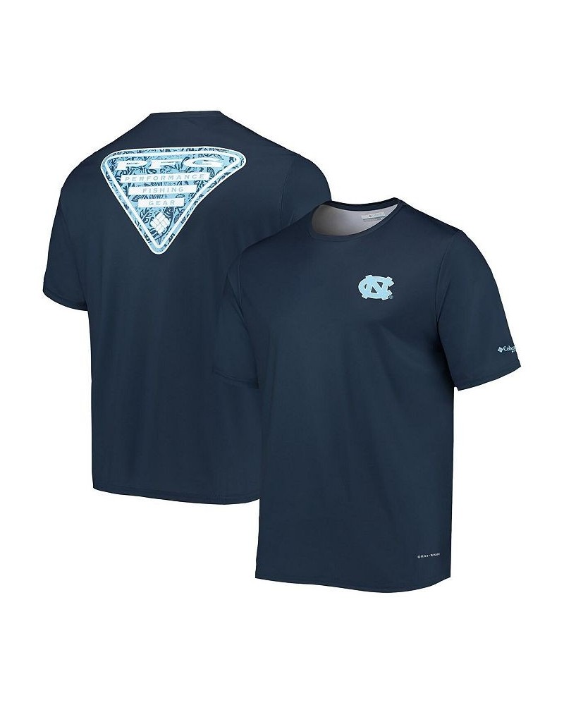 Men's Navy North Carolina Tar Heels Terminal Tackle Omni-Shade T-shirt $28.99 T-Shirts