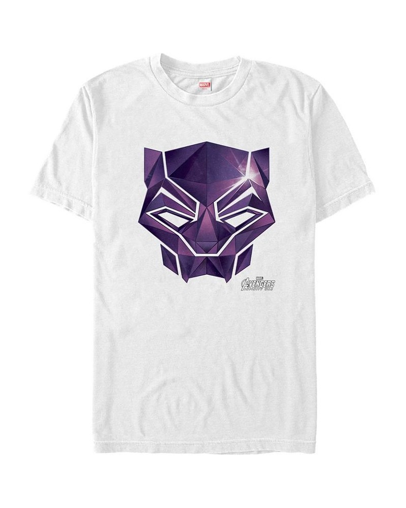 Marvel Men's Avengers Infinity War Diamond Panther Short Sleeve T-Shirt White $14.35 T-Shirts