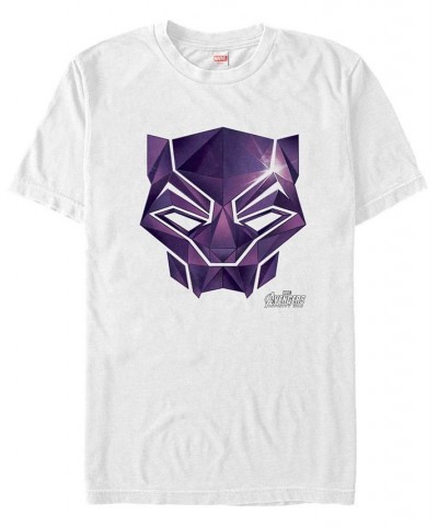 Marvel Men's Avengers Infinity War Diamond Panther Short Sleeve T-Shirt White $14.35 T-Shirts