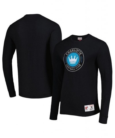 Men's Black Charlotte FC Legendary Long Sleeve T-shirt $31.85 T-Shirts