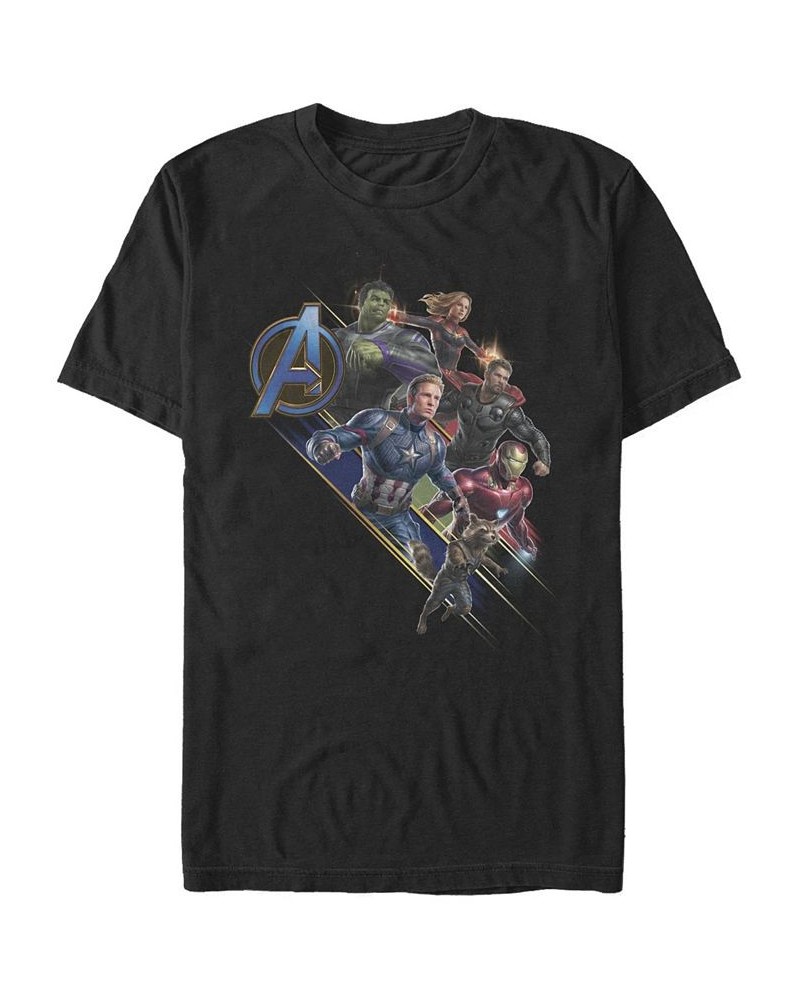 Marvel Men's Avengers Endgame Group Action, Short Sleeve T-shirt Black $20.64 T-Shirts