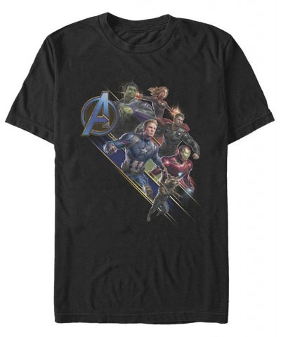 Marvel Men's Avengers Endgame Group Action, Short Sleeve T-shirt Black $20.64 T-Shirts