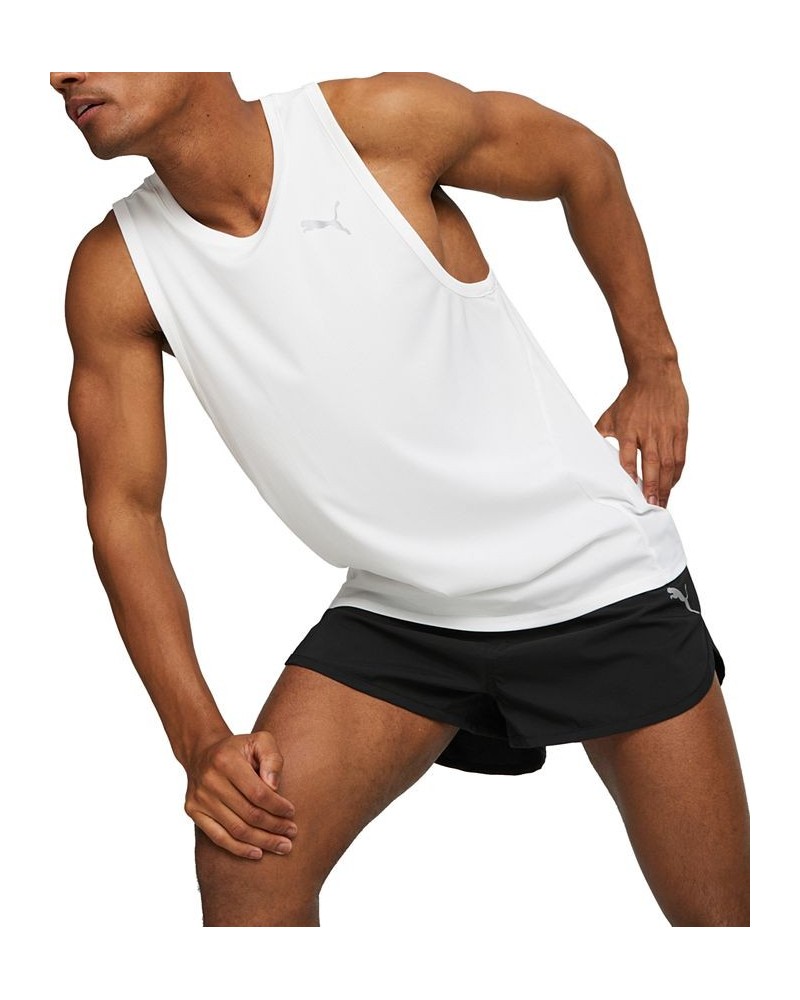 Men's Run Favorite Moisture-Wicking Logo Tank White $17.20 T-Shirts