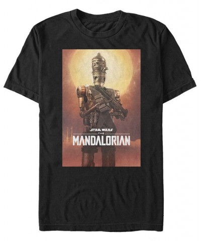 Star Wars The Mandalorian IG-11 Character Poster Short Sleeve Men's T-shirt Black $20.29 T-Shirts