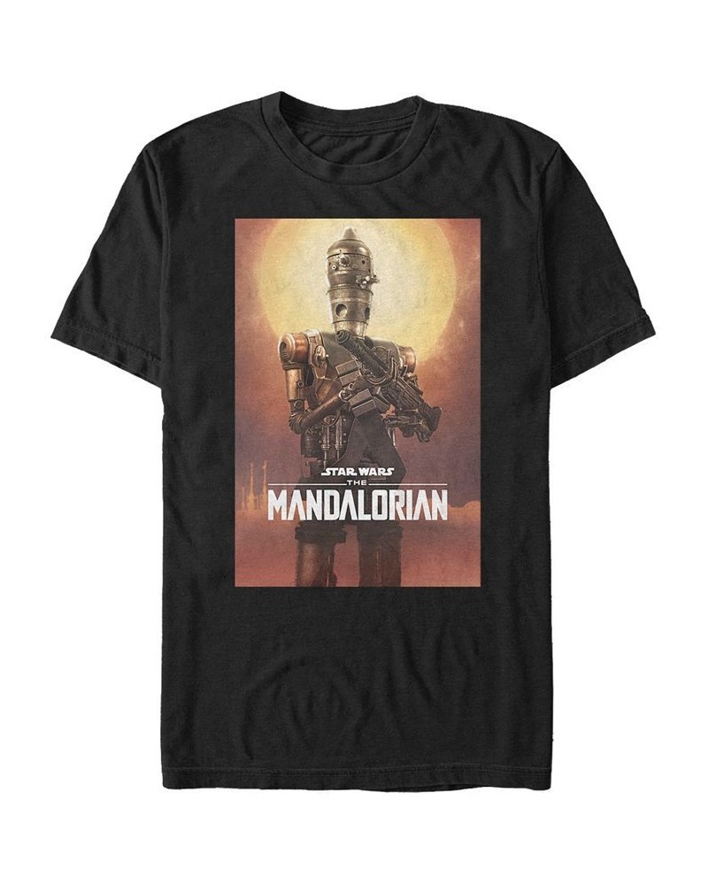 Star Wars The Mandalorian IG-11 Character Poster Short Sleeve Men's T-shirt Black $20.29 T-Shirts