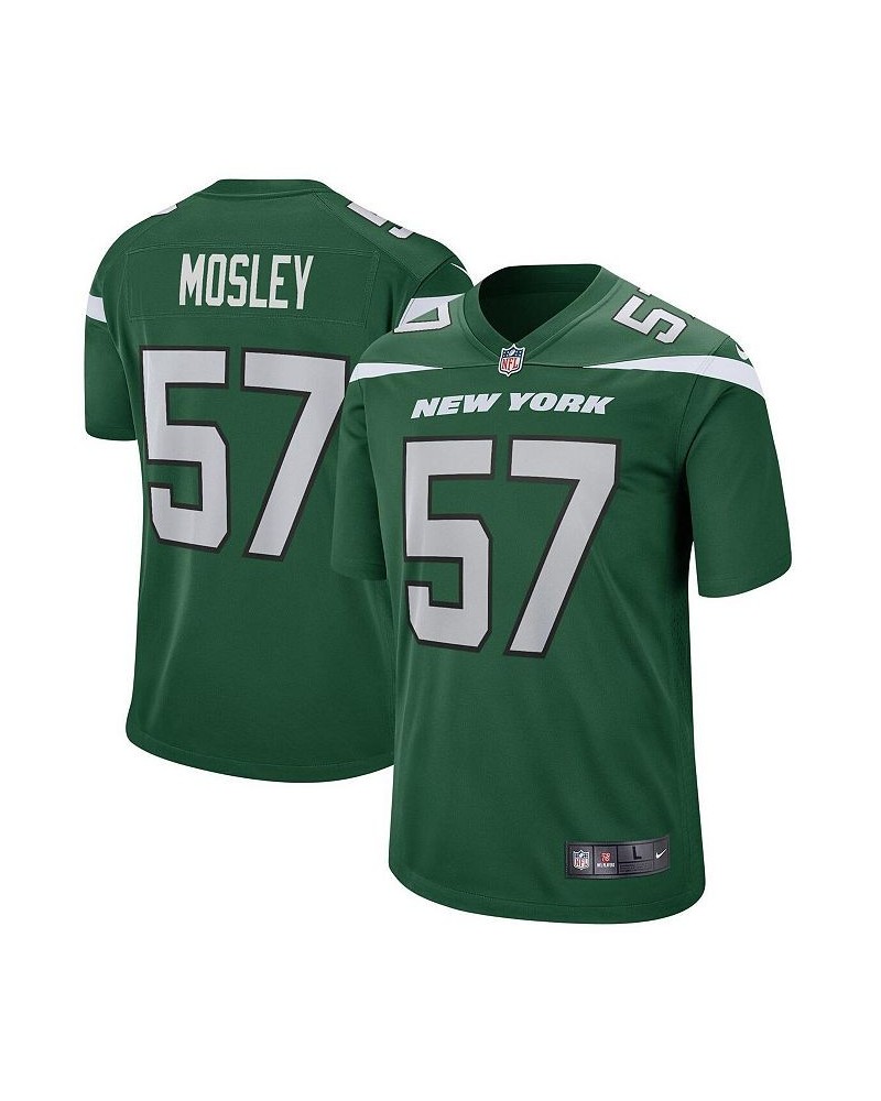 Men's C.J. Mosley Gotham Green New York Jets Game Player Jersey $33.17 Jersey