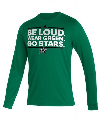 Men's Kelly Green Dallas Stars Dassler Aeroready Creator Long Sleeve T-shirt $23.99 T-Shirts