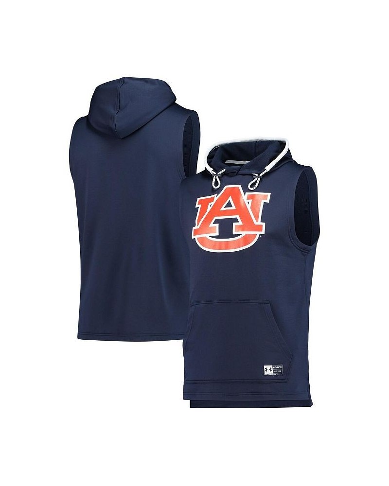 Men's Navy Auburn Tigers Game Day Tech Sleeveless Hoodie $35.39 T-Shirts