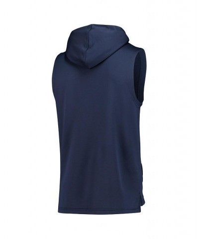 Men's Navy Auburn Tigers Game Day Tech Sleeveless Hoodie $35.39 T-Shirts