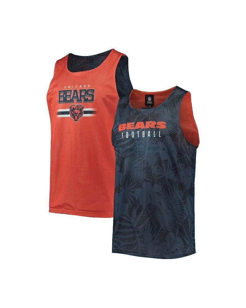 Men's Navy Chicago Bears Floral Reversible Mesh Tank Top $26.99 T-Shirts