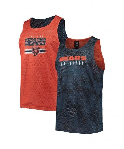 Men's Navy Chicago Bears Floral Reversible Mesh Tank Top $26.99 T-Shirts