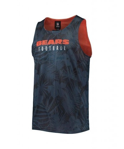 Men's Navy Chicago Bears Floral Reversible Mesh Tank Top $26.99 T-Shirts