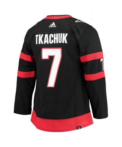 Men's Brady Tkachuk Black Ottawa Senators Home Primegreen Authentic Pro Player Jersey $80.08 Jersey