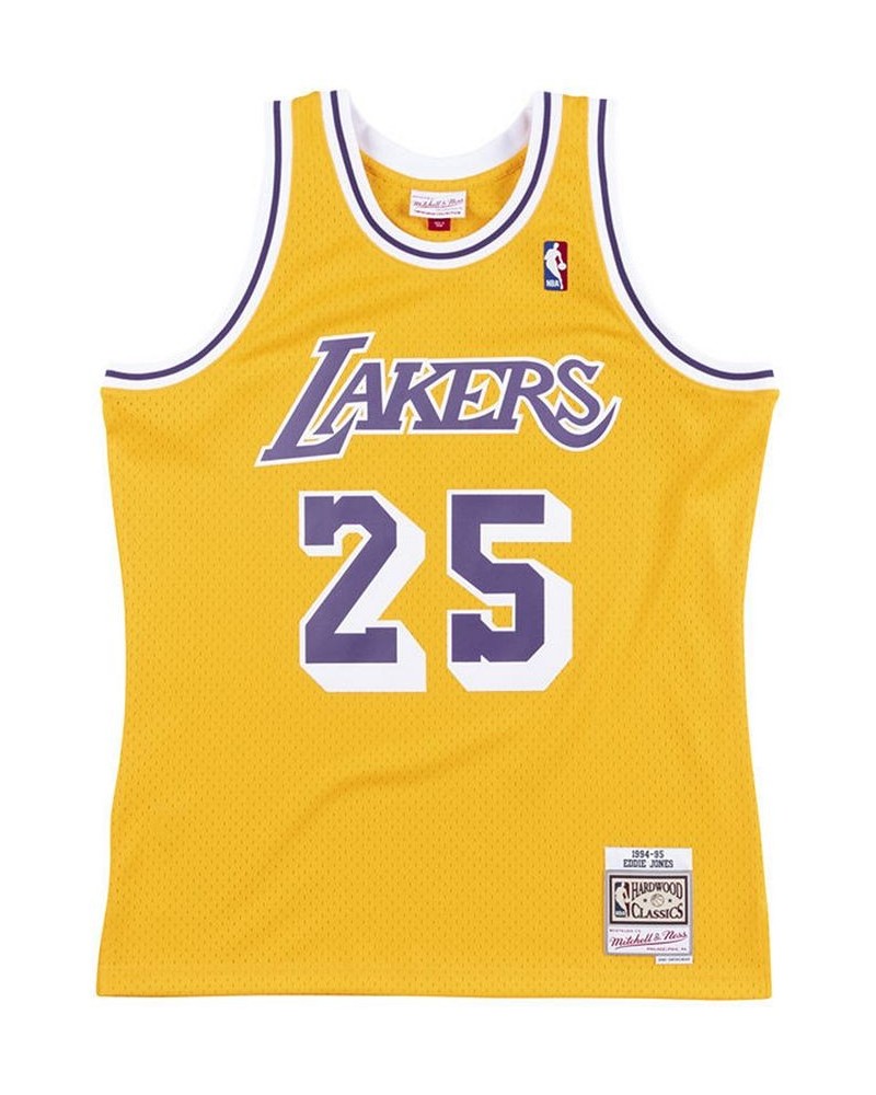 Men's Eddie Jones Los Angeles Lakers Hardwood Classic Swingman Jersey $35.52 Jersey