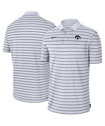 Men's White Iowa Hawkeyes Icon Victory Coaches 2022 Early Season Performance Polo Shirt $36.80 Polo Shirts