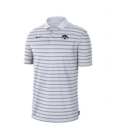 Men's White Iowa Hawkeyes Icon Victory Coaches 2022 Early Season Performance Polo Shirt $36.80 Polo Shirts