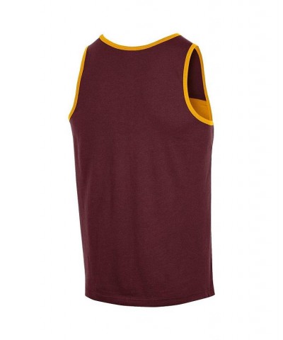 Men's Maroon Arizona State Sun Devils Colorblock Tank Top $15.39 T-Shirts