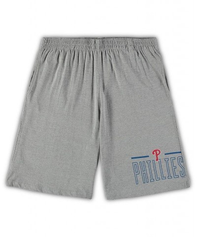 Men's Royal, Heathered Gray Philadelphia Phillies Big and Tall T-shirt and Shorts Sleep Set $33.60 Pajama