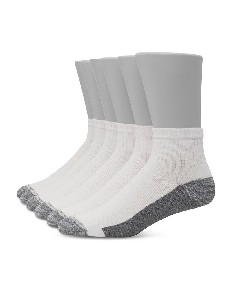 Men's 6-Pk. Ultimate Xtemp Ultra Cushion Ankle Socks White $10.91 Socks