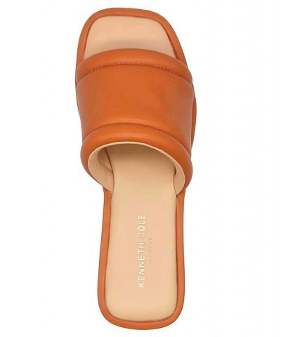 Women's Andreanna Wedge Sandals Orange $40.59 Shoes