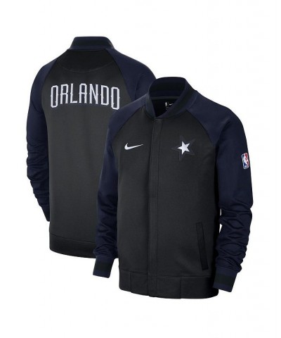 Men's Black, Navy Orlando Magic 2022, 23 City Edition Showtime Thermaflex Full-Zip Jacket $63.84 Jackets