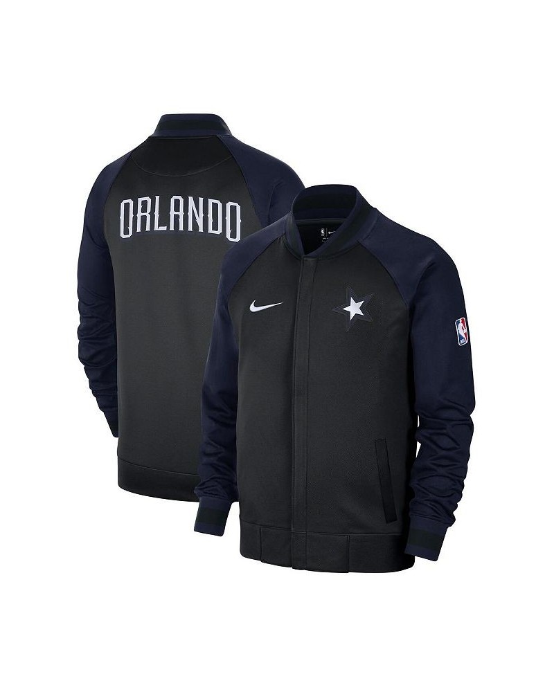 Men's Black, Navy Orlando Magic 2022, 23 City Edition Showtime Thermaflex Full-Zip Jacket $63.84 Jackets