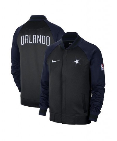 Men's Black, Navy Orlando Magic 2022, 23 City Edition Showtime Thermaflex Full-Zip Jacket $63.84 Jackets