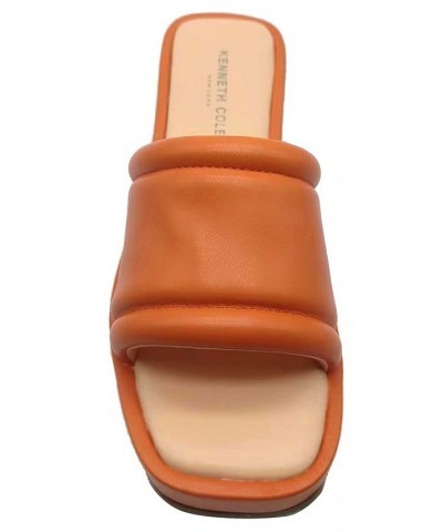 Women's Andreanna Wedge Sandals Orange $40.59 Shoes