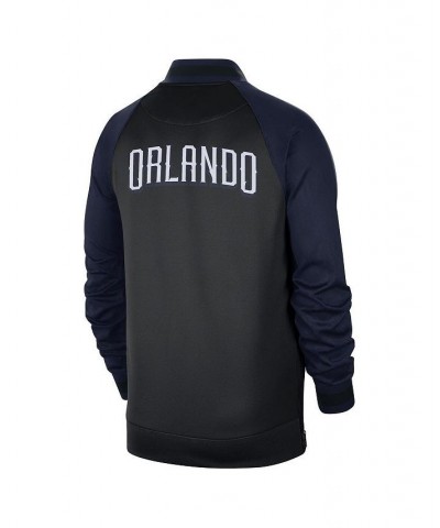 Men's Black, Navy Orlando Magic 2022, 23 City Edition Showtime Thermaflex Full-Zip Jacket $63.84 Jackets