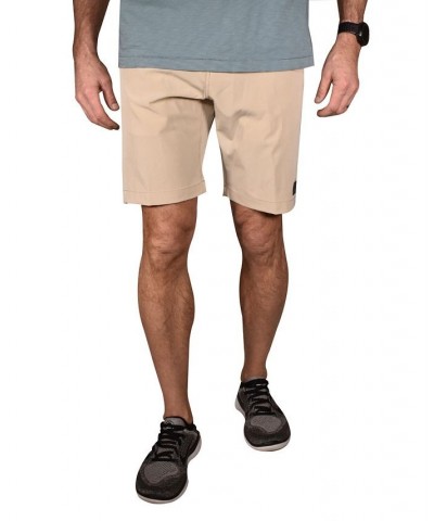 Men's Micro Graph Flat Front Gurkha Shorts Tan/Beige $24.82 Shorts