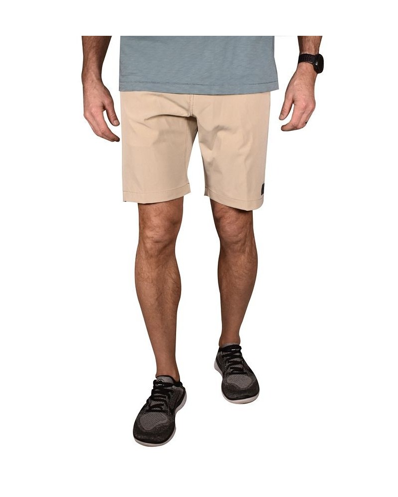 Men's Micro Graph Flat Front Gurkha Shorts Tan/Beige $24.82 Shorts